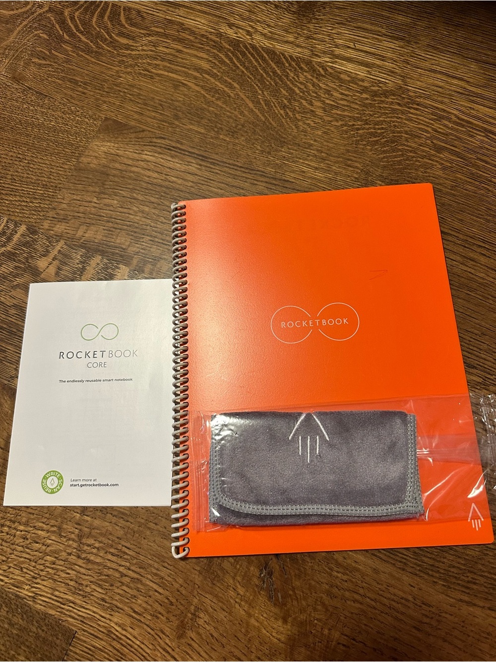 Rocketbook Core Spiral Notebook - Bright Orange